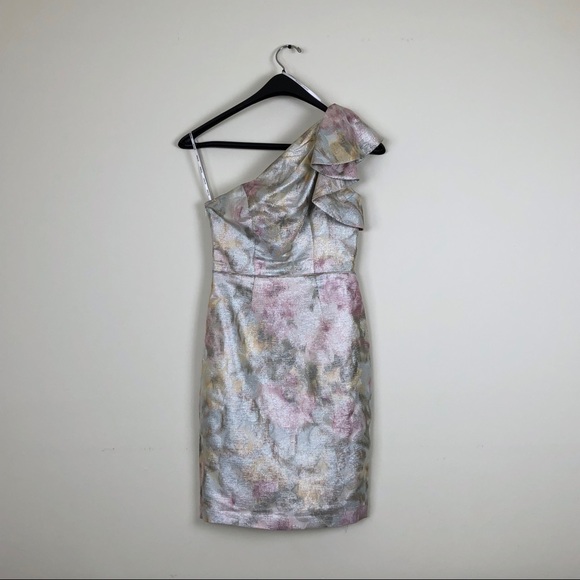 Maggy London One-Shoulder Dress - Picture 1 of 8